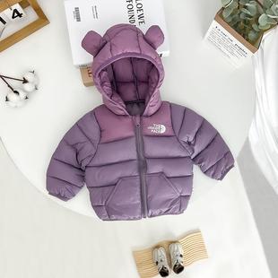 男童女童轻薄羽绒棉服儿童冬装 棉衣宝宝小棉袄洋气外套 婴幼儿冬季