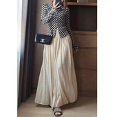 FAN 超细羊毛针织老钱半裙 松弛又清瘦感 早秋新品 拿捏到位