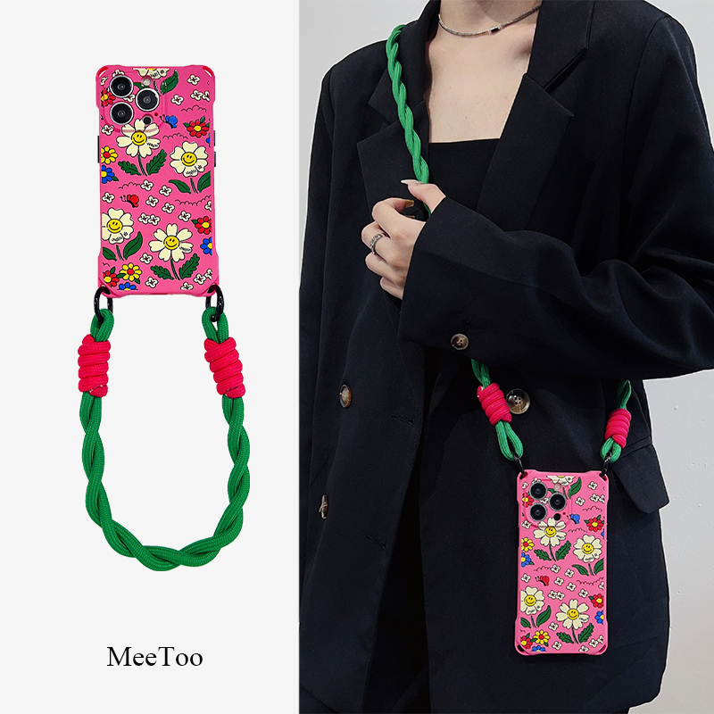 挂绳可鞋款软硅胶防摔苹果13简约