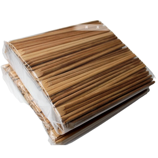 一次性筷子碳化竹筷餐饮外卖打包防潮防霉光滑无刺21cm日式天削筷