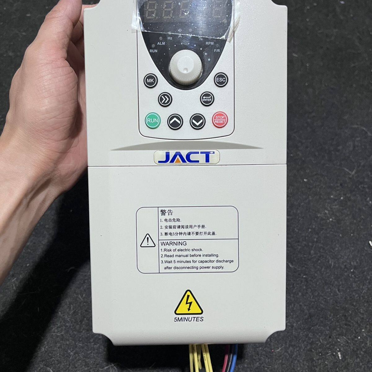 JACT艾克特AT500-T3-5R5G/7R5PB(V02)变频器 5.5KW/7.5KW 二手