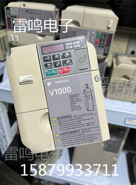 二手 安川变频器 CIMR-VCBA0006BAA V1000 1.1KW 220V 议价