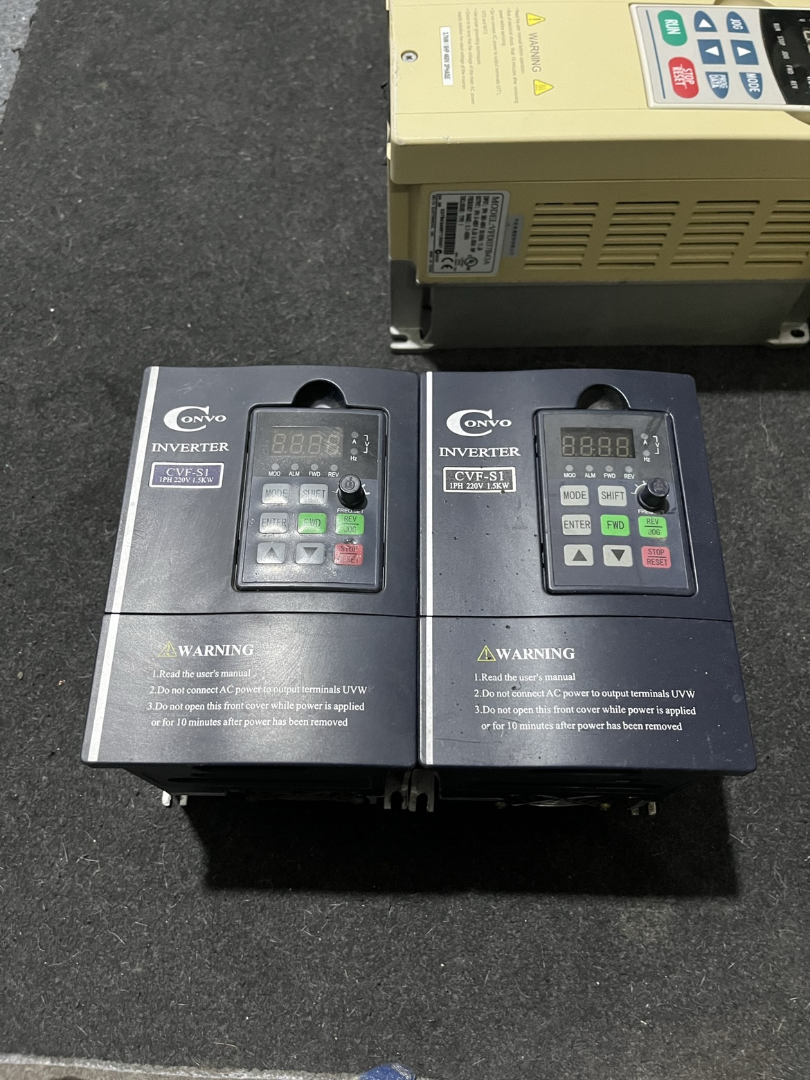 康沃CVF-S1变频器220V/1.5KW二手功能包好 FSCS01.1-1K50-1P220-A