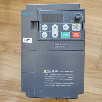 VEICHI伟创变频器AC60-T3-2R2G/3R7P 2.2KW/3.7KW二手拆机 包好