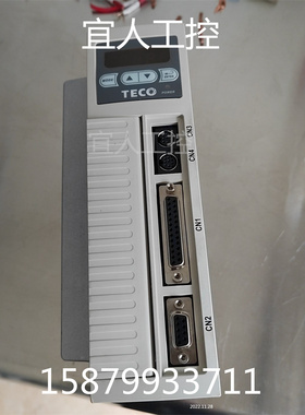 TECO东元伺服驱动器 JSDEP-50A3 220V 原装拆机二手 包好 现货