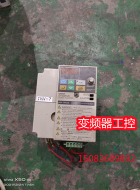 欧姆龙变频器G3MV-A4004 0.55KW 0.4KW 380V 带3G3MV-PDRT2通讯