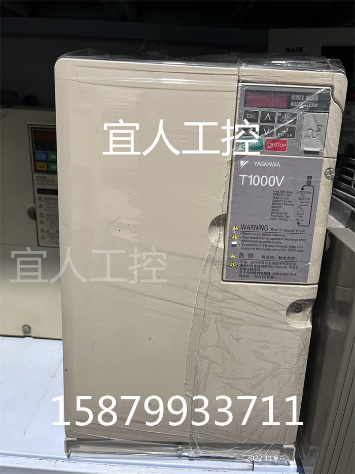 9新安川T1000V系列 CIMR-VB4A0031FBA 15KW/11KW 包好 现货