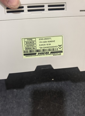 四方E300-2S0037L 3.7KW 220V雕刻机变频器二手拆机件 功能包好