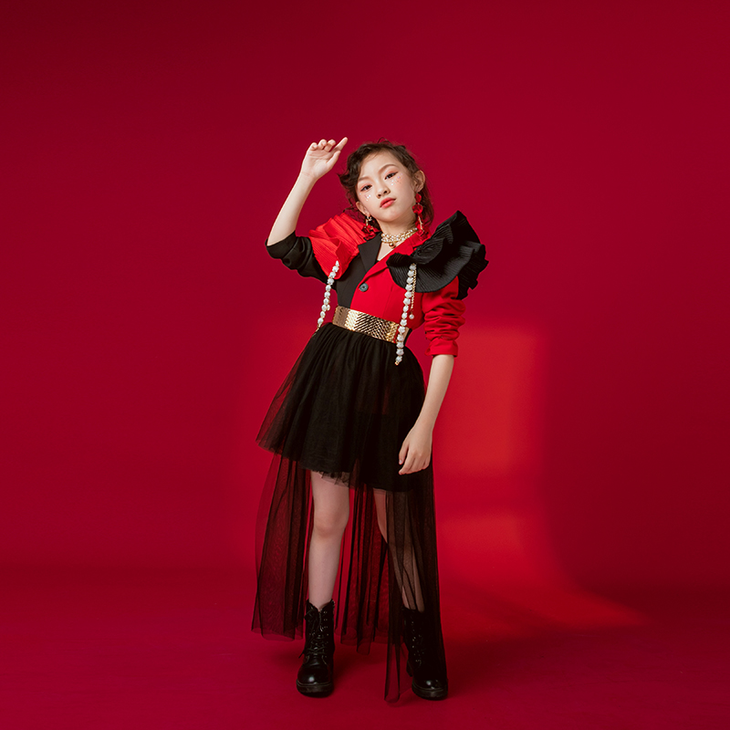 皖君模特走秀礼服西装男女时尚