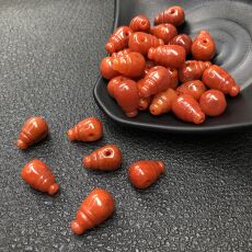 DIY аксессуары 天然南红满色满肉三通佛头一体三通金刚星月菩提108佛珠手串配饰