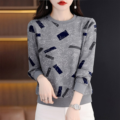 今年流行爆款纯棉长袖t恤女