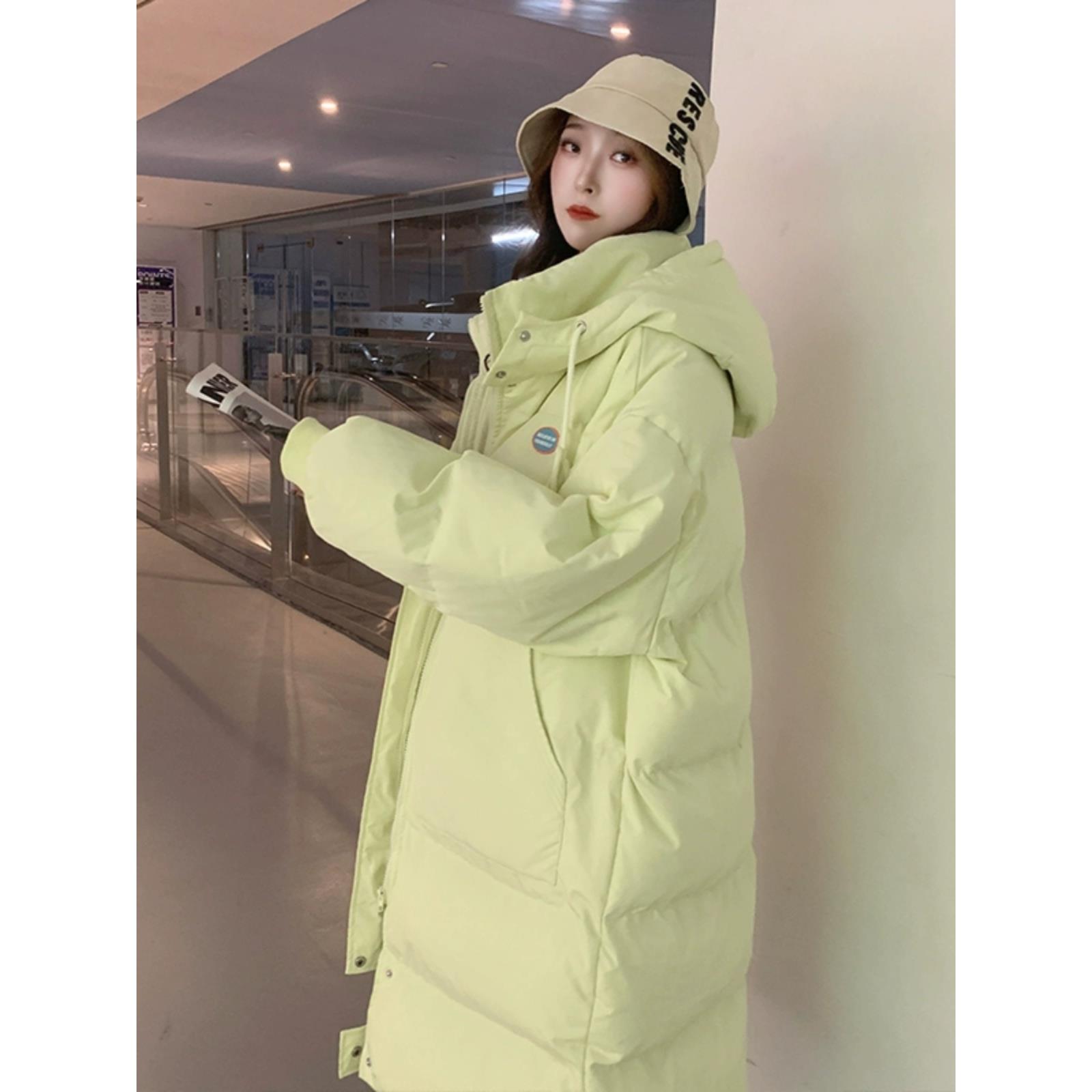 oversize面包服羽绒棉衣棉服女冬季外套中长款厚棉袄韩版长袖潮流