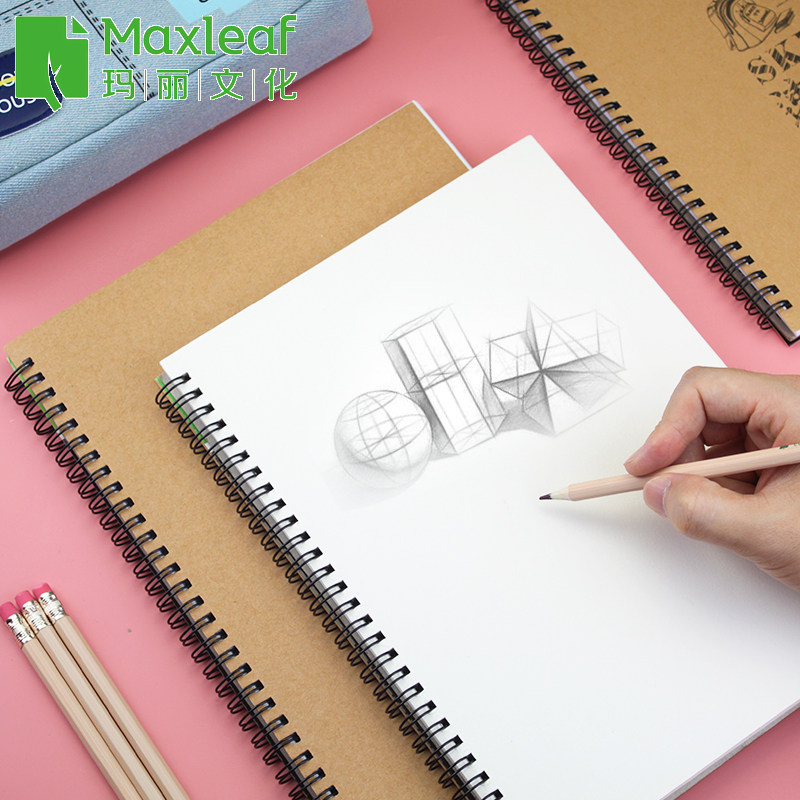 a4素描本学生用速写本美术生专用素描纸16k空白图画手绘专业彩铅