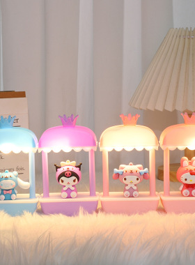 网红爆款糖果车薰衣草情侣母亲节led小夜灯生日礼物礼品摆件