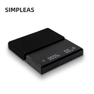 SIMPLEAS手冲咖啡电子秤意式 mini称重计时触屏称重平台