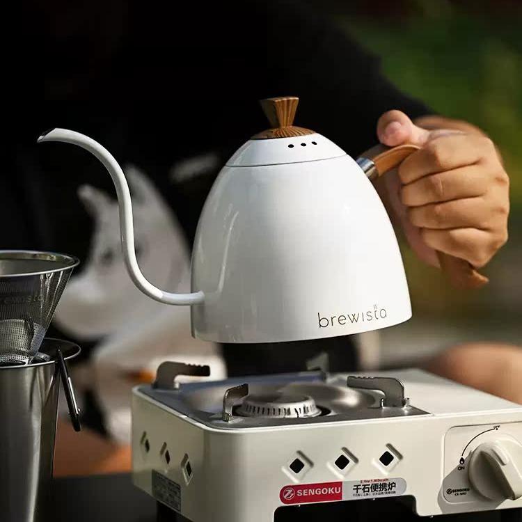 Brewista不锈钢手冲壶挂耳咖啡泡茶冲泡壶滴滤式咖啡细长嘴壶