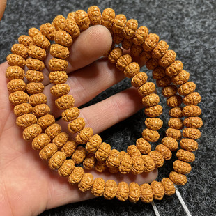 一代树神树王花王小金刚菩提子108颗蜂窝双龙纹矮桩树王籽