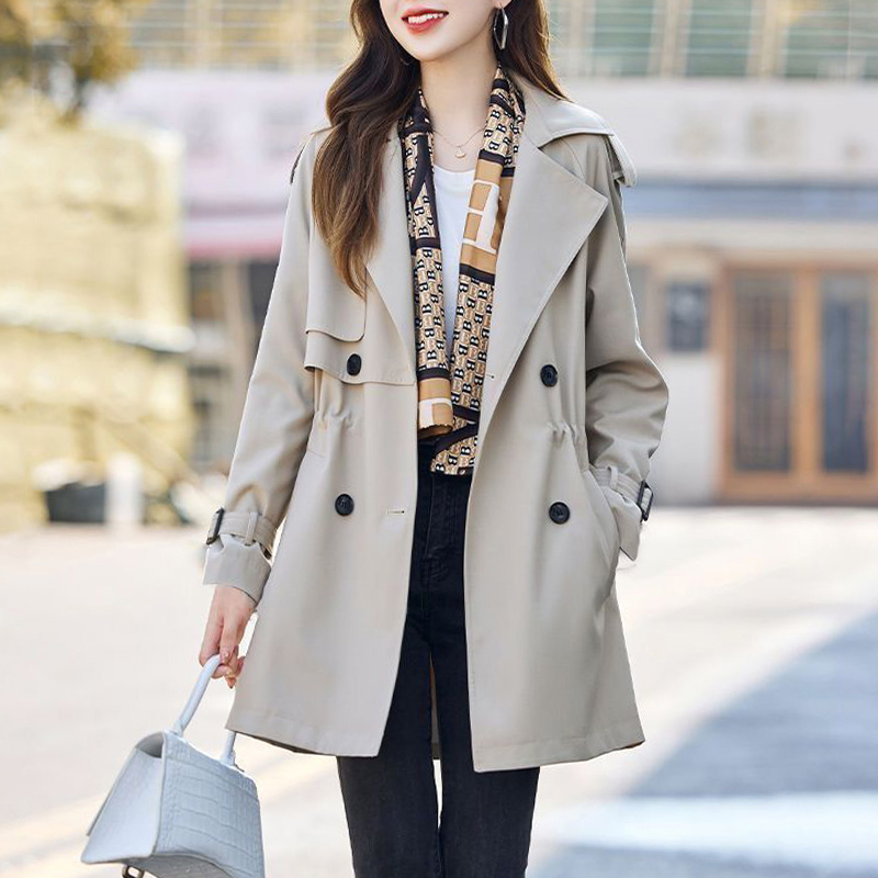 风衣外套女士2025新款今年流行爆款春秋季中长款国际一线品牌外套