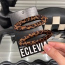 E5123美拉德秋冬豹纹bb夹女前额碎发刘海夹侧耳边夹发饰秋冬时髦