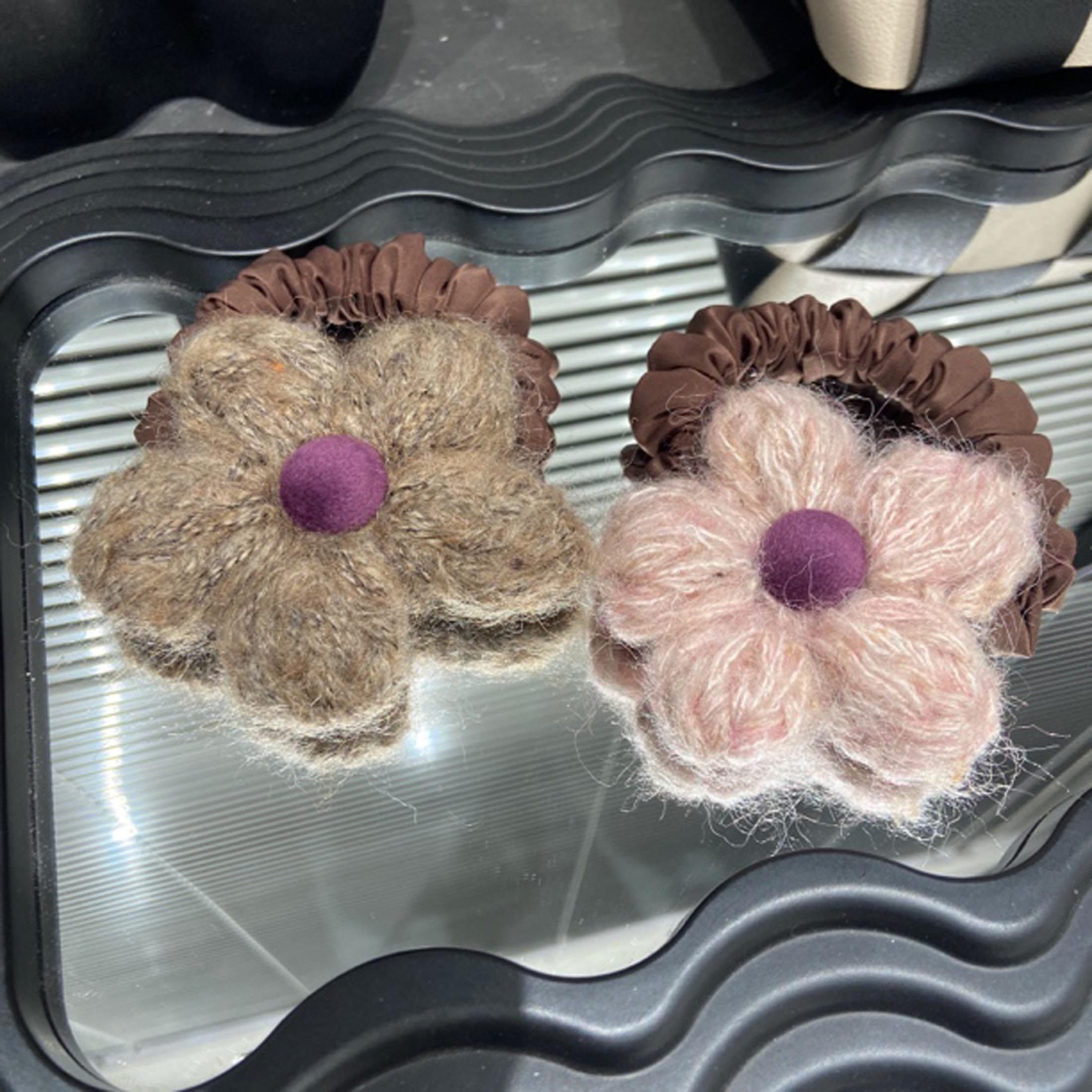 E5169 韩国毛线可爱小花朵发圈秋冬面膜圈发绳丸子头皮筋发饰头绳,饰品/流行首饰/时尚饰品新,发饰,淘宝优惠券,粉丝福利购,淘宝优惠卷