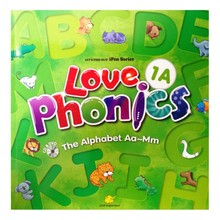 love phonics1ab2ab3ab4ab级幼儿字母英语入门拼读教材送动画音频