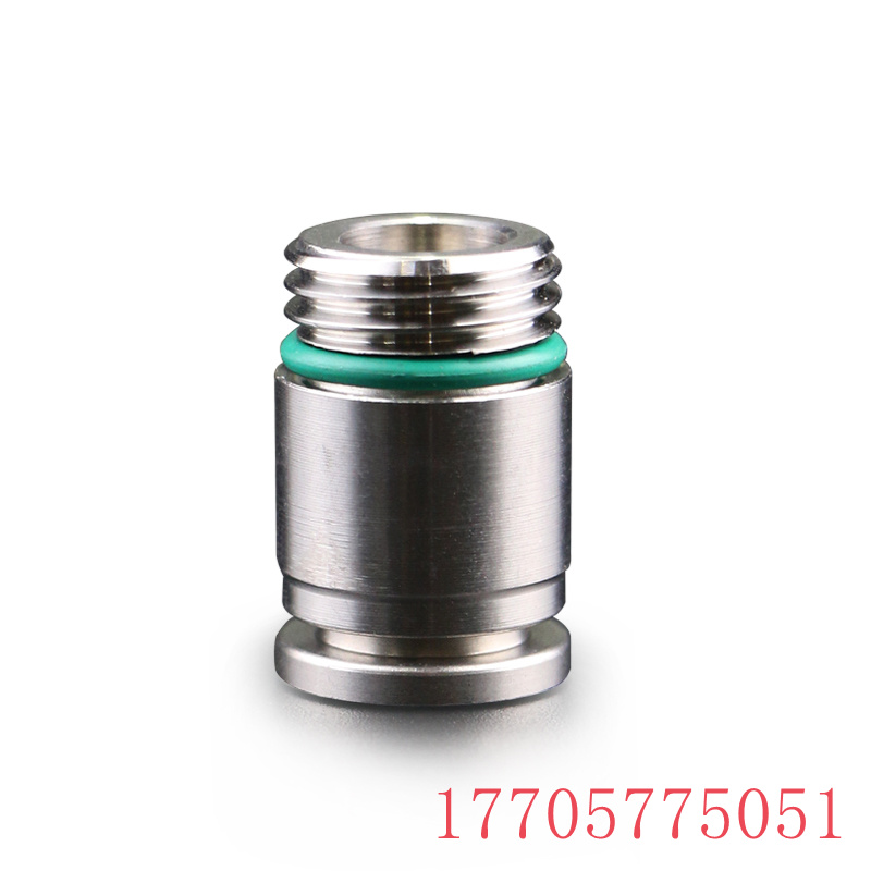 304不锈钢快插接头内六角螺纹直通POC8-G02/6-02/10-03/04耐高温