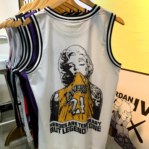 美式梦娜背心宽松篮球服网眼球衣