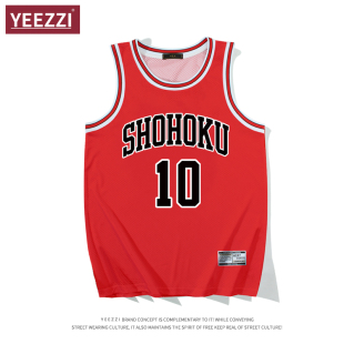 高品定制灌篮高手球衣湘北美式运动情侣坎肩篮球服亲子男速干背心