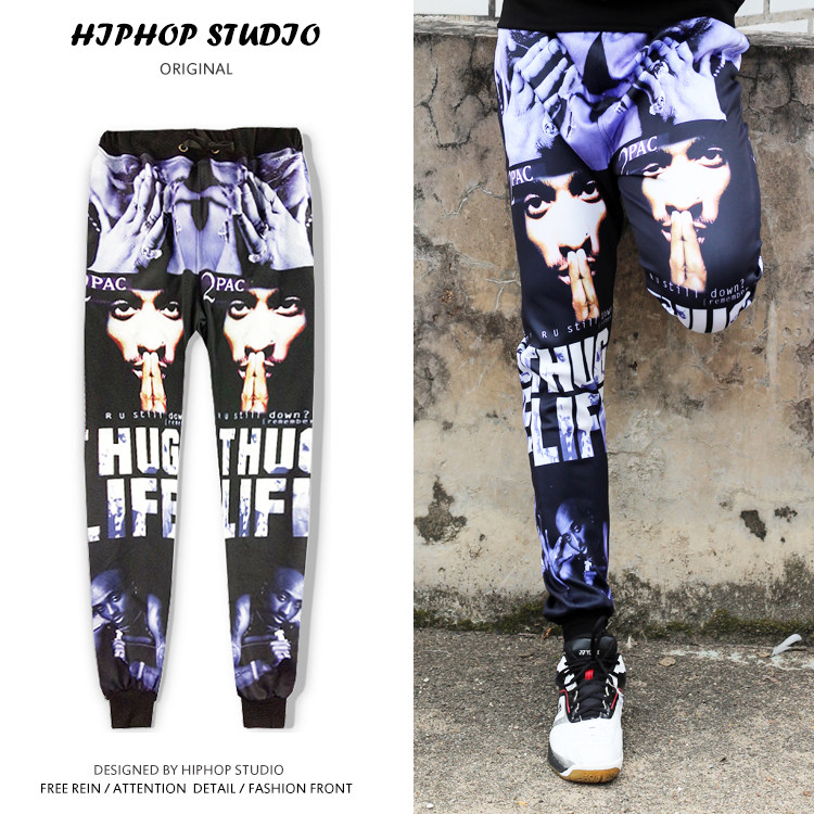 Men's Parker Expression sweatpants  emoji3D printing 2PAC poster singer Leisure sports pants men and womenin the Men's clothing, Casual pants  category - from Buy2taobao.com to provide professional Taobao agent buy service