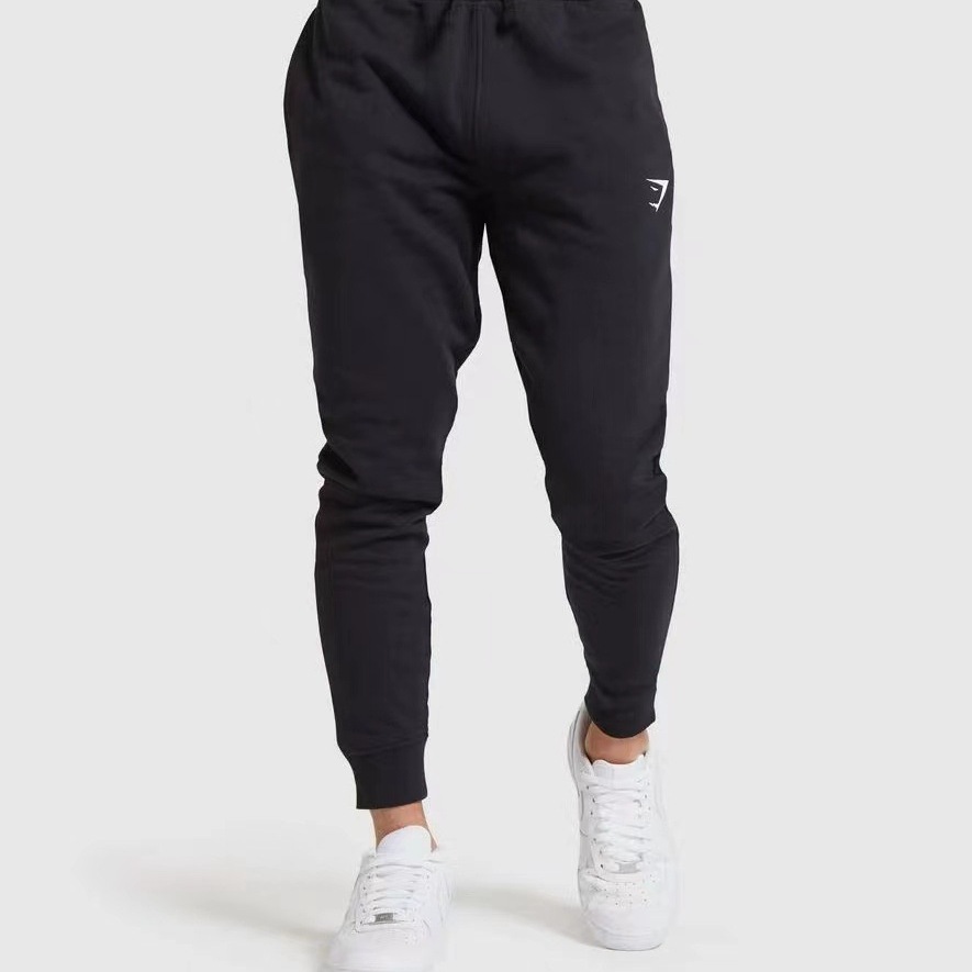 加减法劲夫同款英国GYMSHARK加厚男运动棉束脚运动GYM鲨鱼长裤子