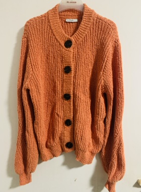 【清样】胸100，长62 全棉开衫 默认瑕疵