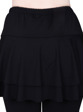 新款 广场舞蹈服装 女健身拉丁舞演出裙裤 交谊舞裙子 平角小短裙