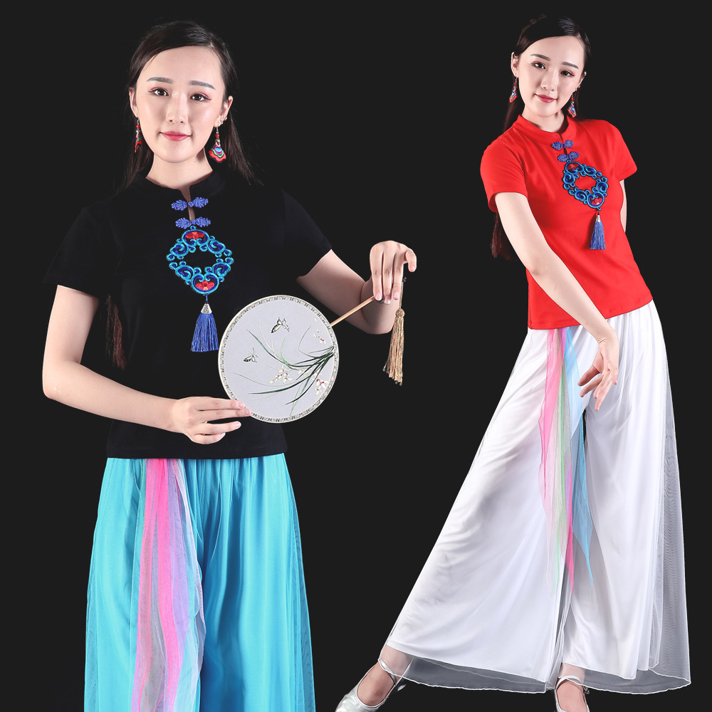 复古民族风舞蹈服表演服