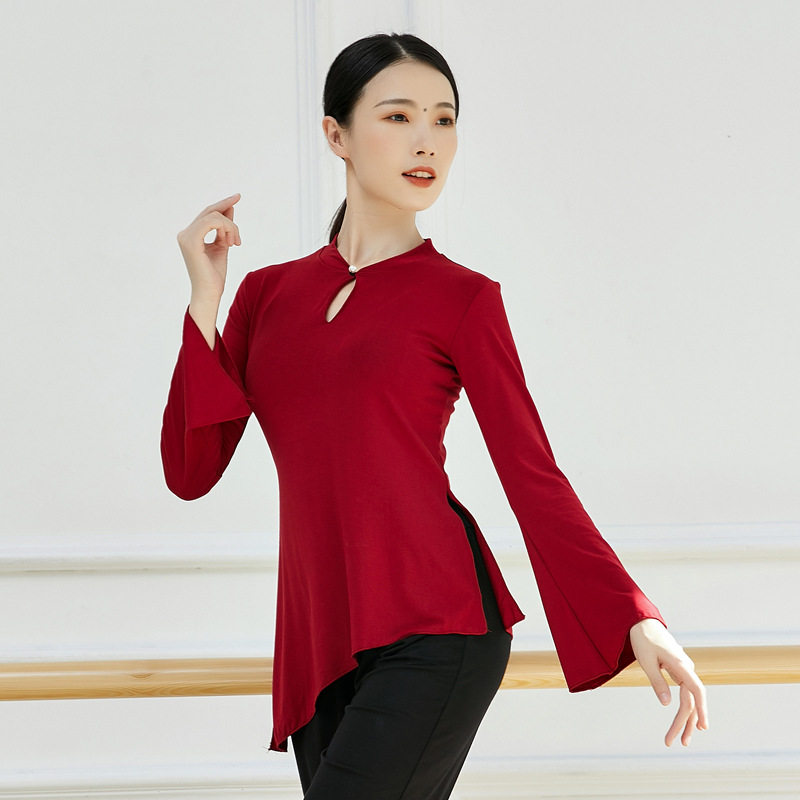 喇叭袖练功套装形体服古典舞身韵