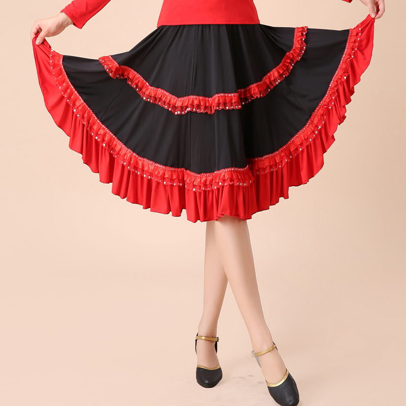 花竹蝶广场练习表演服装舞蹈裙