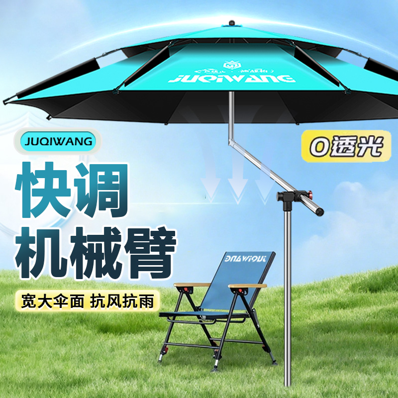 2025新款机械臂拐杖多功能防晒伞