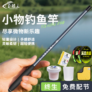 儿童溪流竿小物钓鱼竿套装超短节便携式鱼竿钓鳑鲏马口微物小手竿