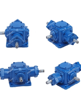 T16-1:1-DRO高精密T8-1:1-DL硬齿螺旋锥齿轮横轴纵轴输出减速机