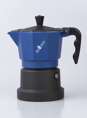 意大利 Top Moka 3杯份摩卡壶 咖啡壶 黑色底座165ML 现货