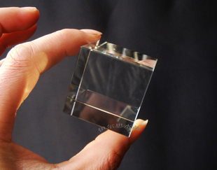 水晶方砖材料白胚石英玻璃水晶方块/体建筑奖杯底座架镇纸摆件