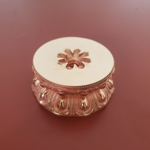 尼泊尔工艺藏传纯铜九股五股金刚杵底座大号小号莲花圆形座摆件