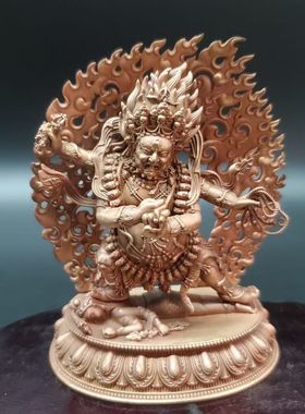 四臂玛哈嘎啦大黑天金刚手纯铜