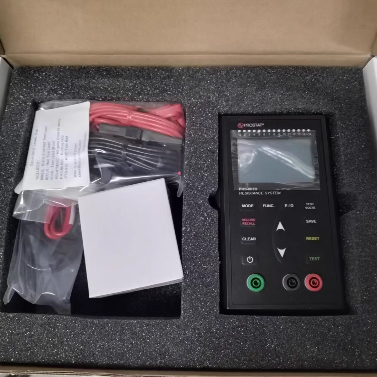PROSTAT PRS－801B表面电阻测试仪，832钳形电极 PRS812PRS-812B