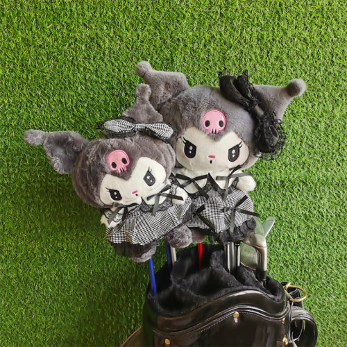 库洛米魔女高尔夫球杆套可爱一号木帽套卡通杆头保护套高尔夫用品