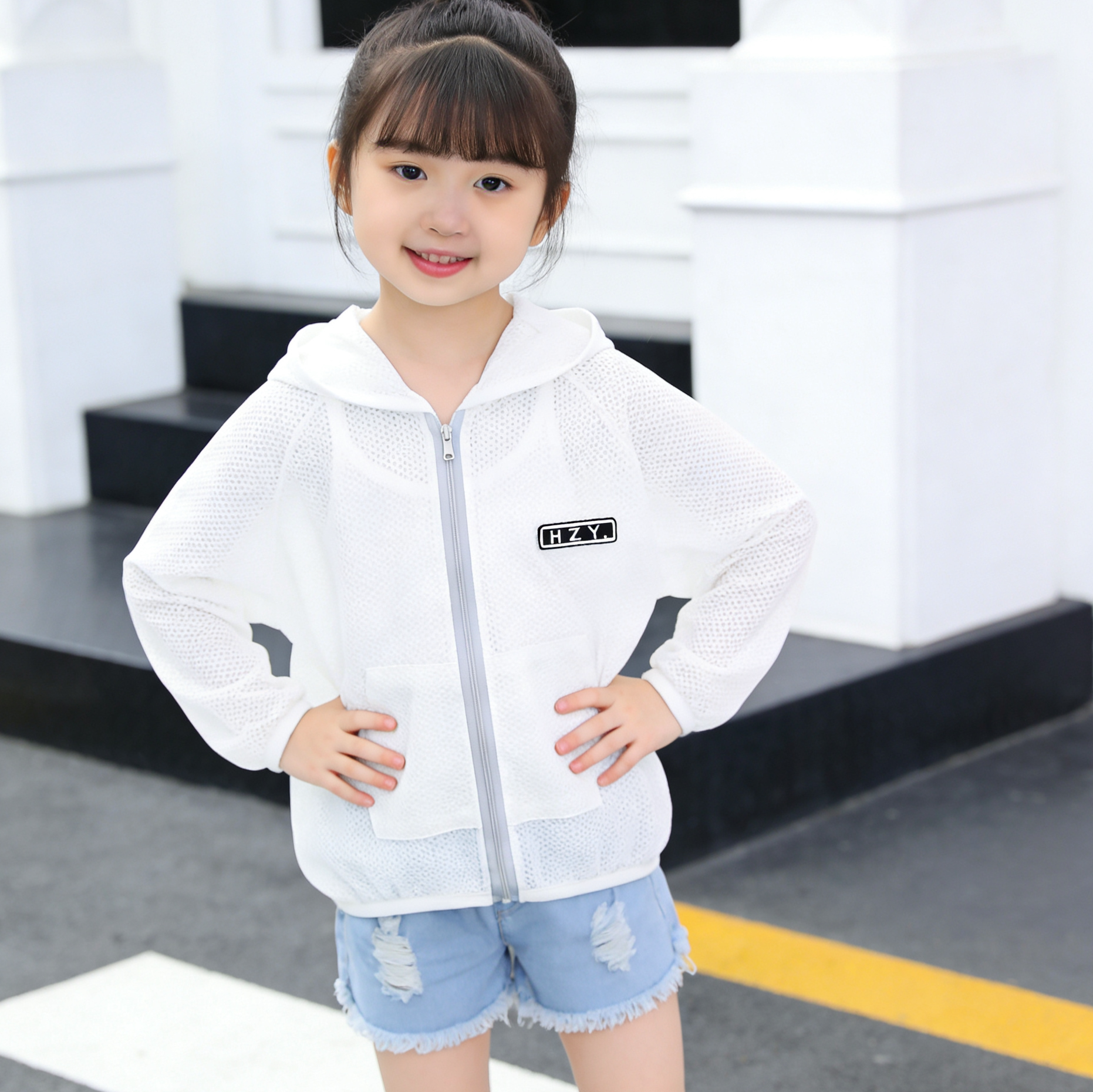 2026新款儿童防晒衣女童夏装薄款透气网纱防晒服宝宝防紫外线外套