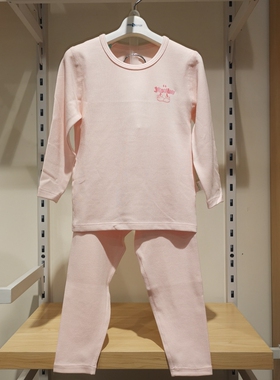 久岁伴儿童内衣女童拉领内衣套装3420897