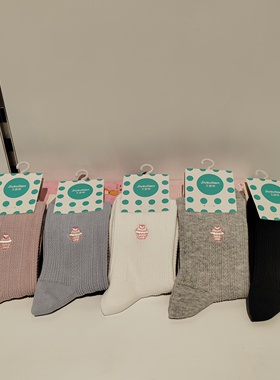 久岁伴儿童袜子女童中筒透气袜（单双装），27473