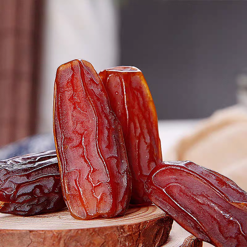 萨力娅 阿拉伯特级黄金椰枣干果零食特大果煮茶沙漠面包500克袋装