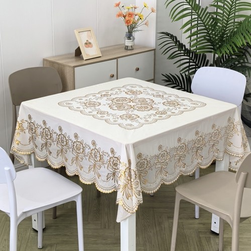 烫金印花网红茶几桌布