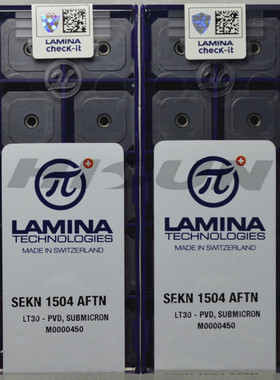 瑞士LAMINA林尼娜数控刀片SEKN1504AFTN LT30 SEKN1203AFTN